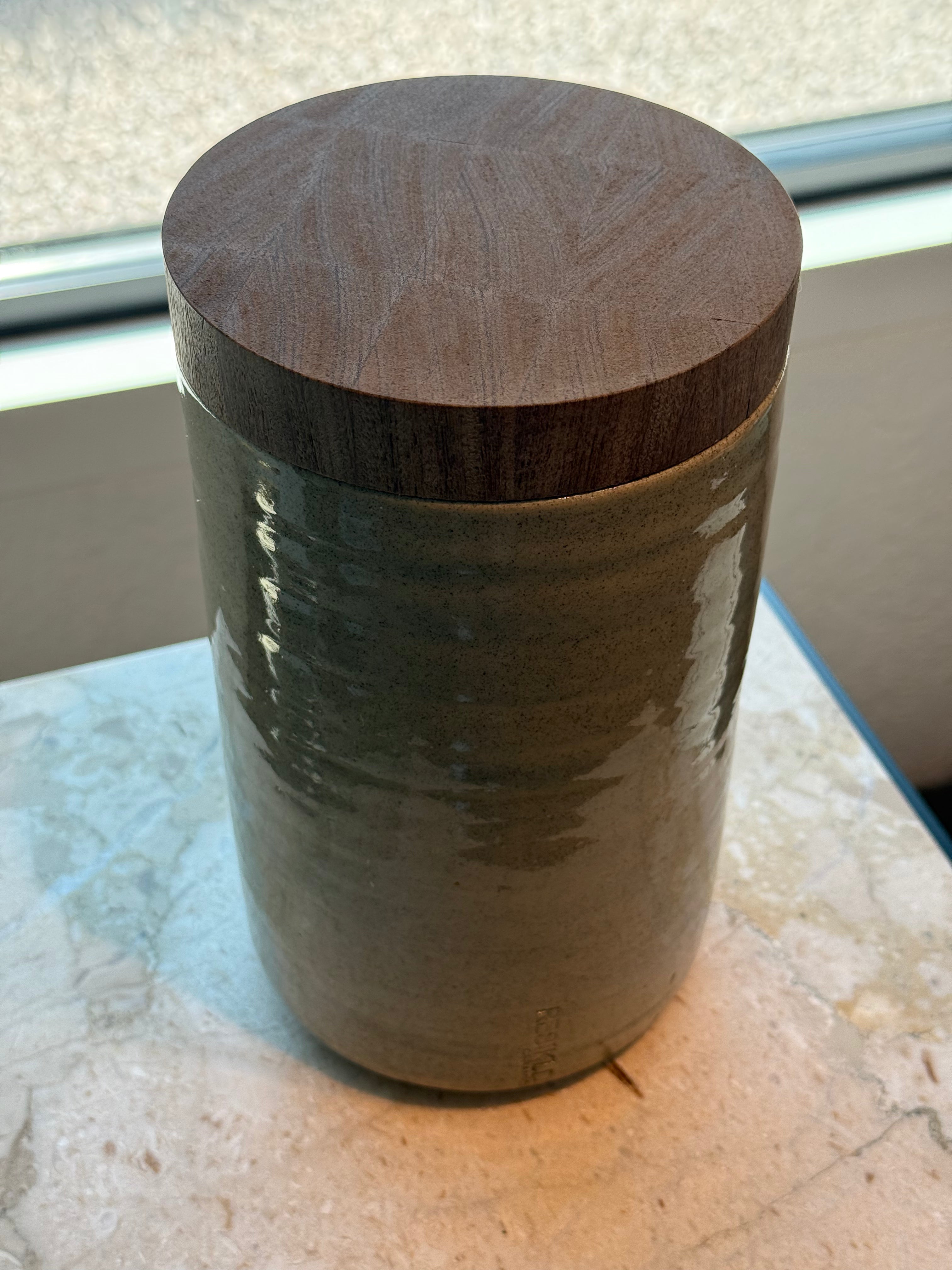 KERAMIEK POT met deksel
