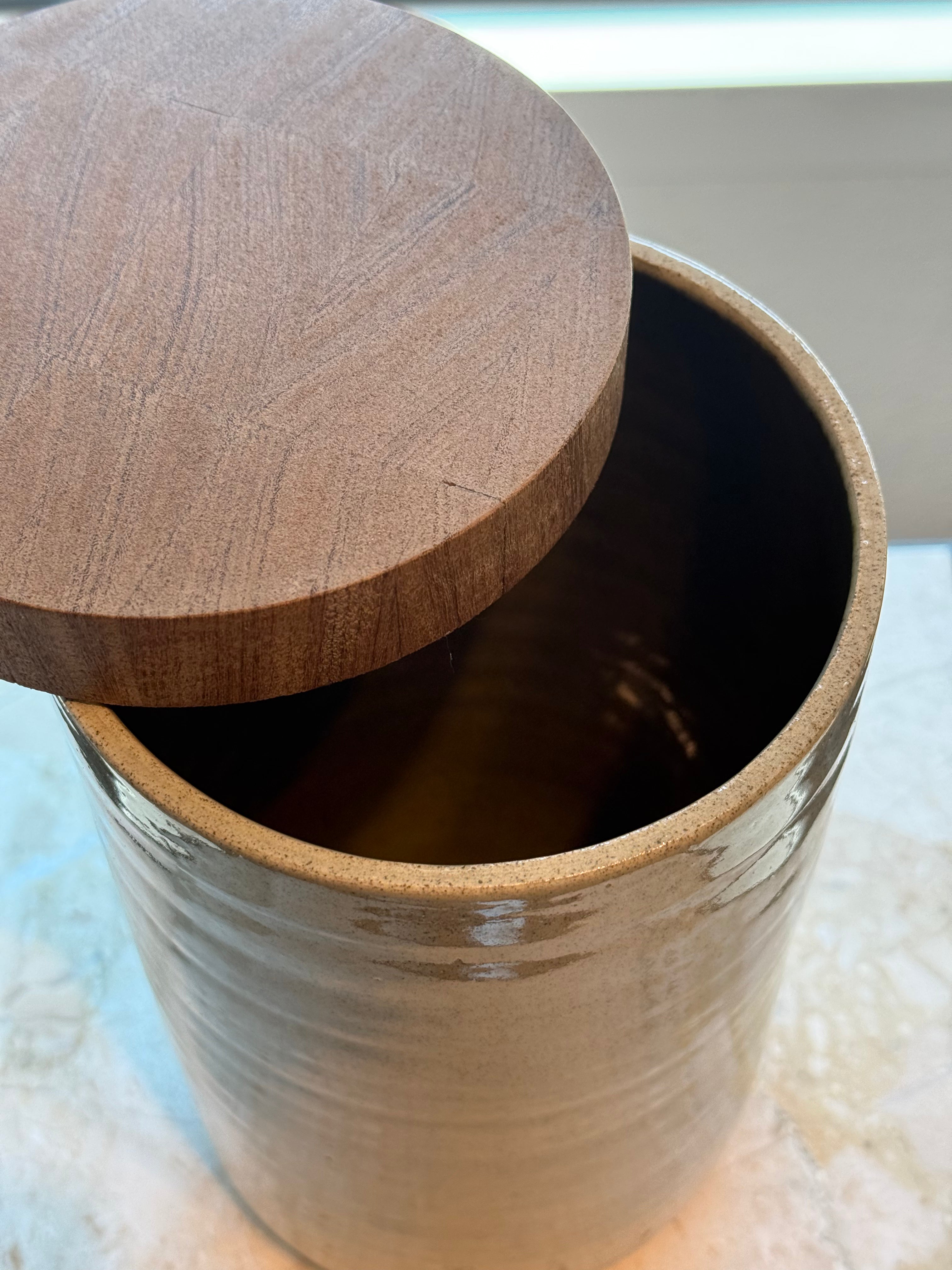 KERAMIEK POT met deksel
