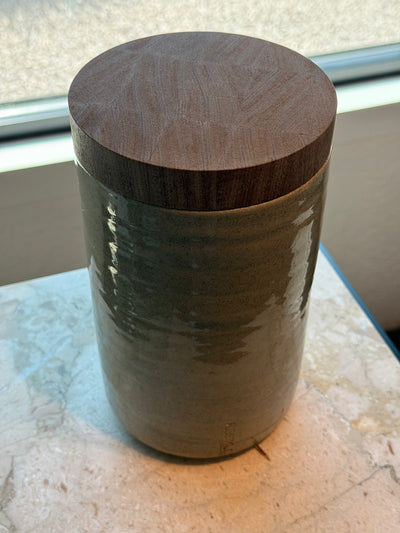 KERAMIEK POT met deksel