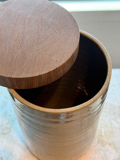 KERAMIEK POT met deksel