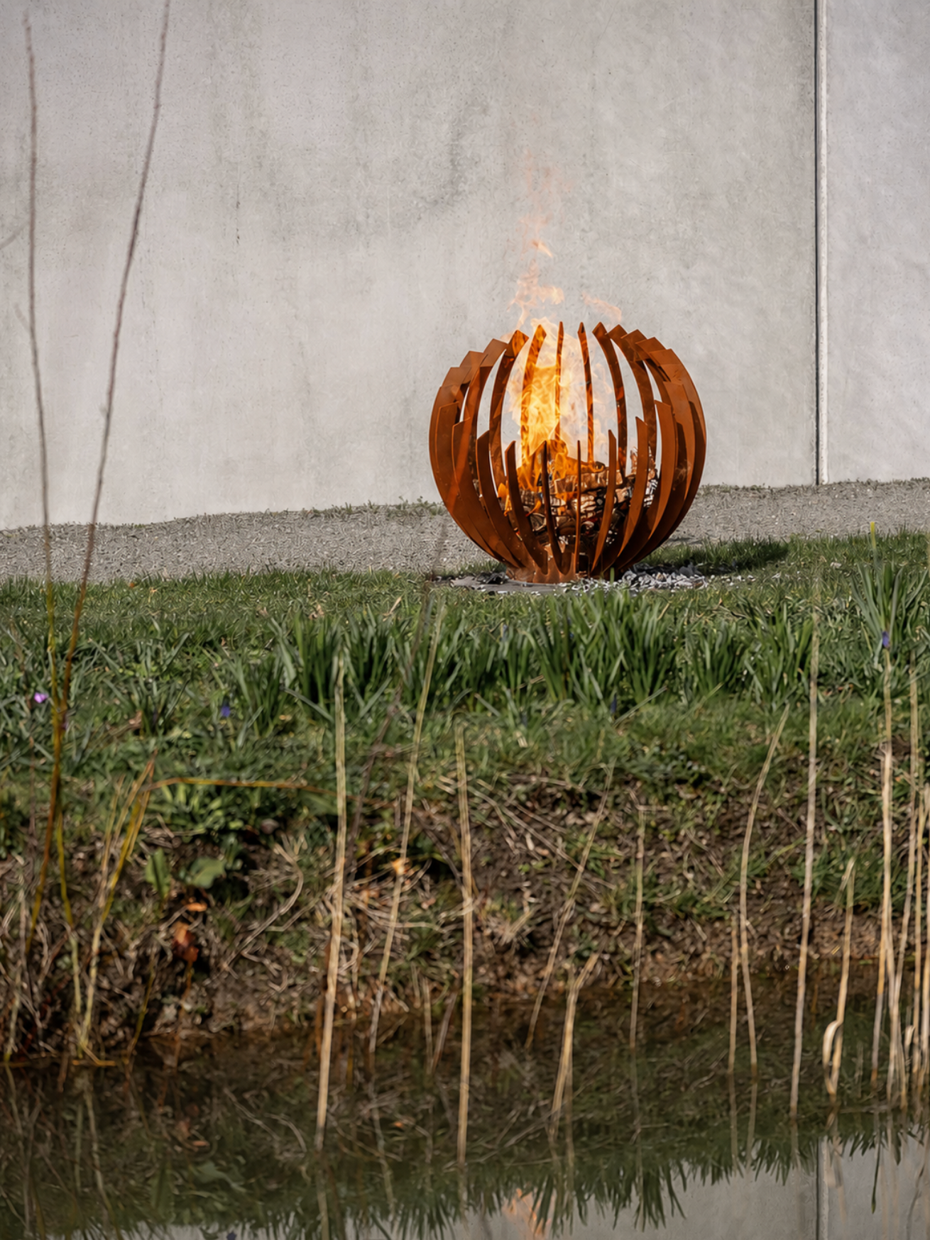 BŌRU® Architectural firepit Ø700